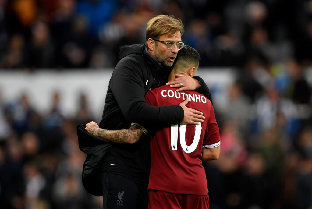 Philippe Coutinho and Jurgen Klopp, Liverpool