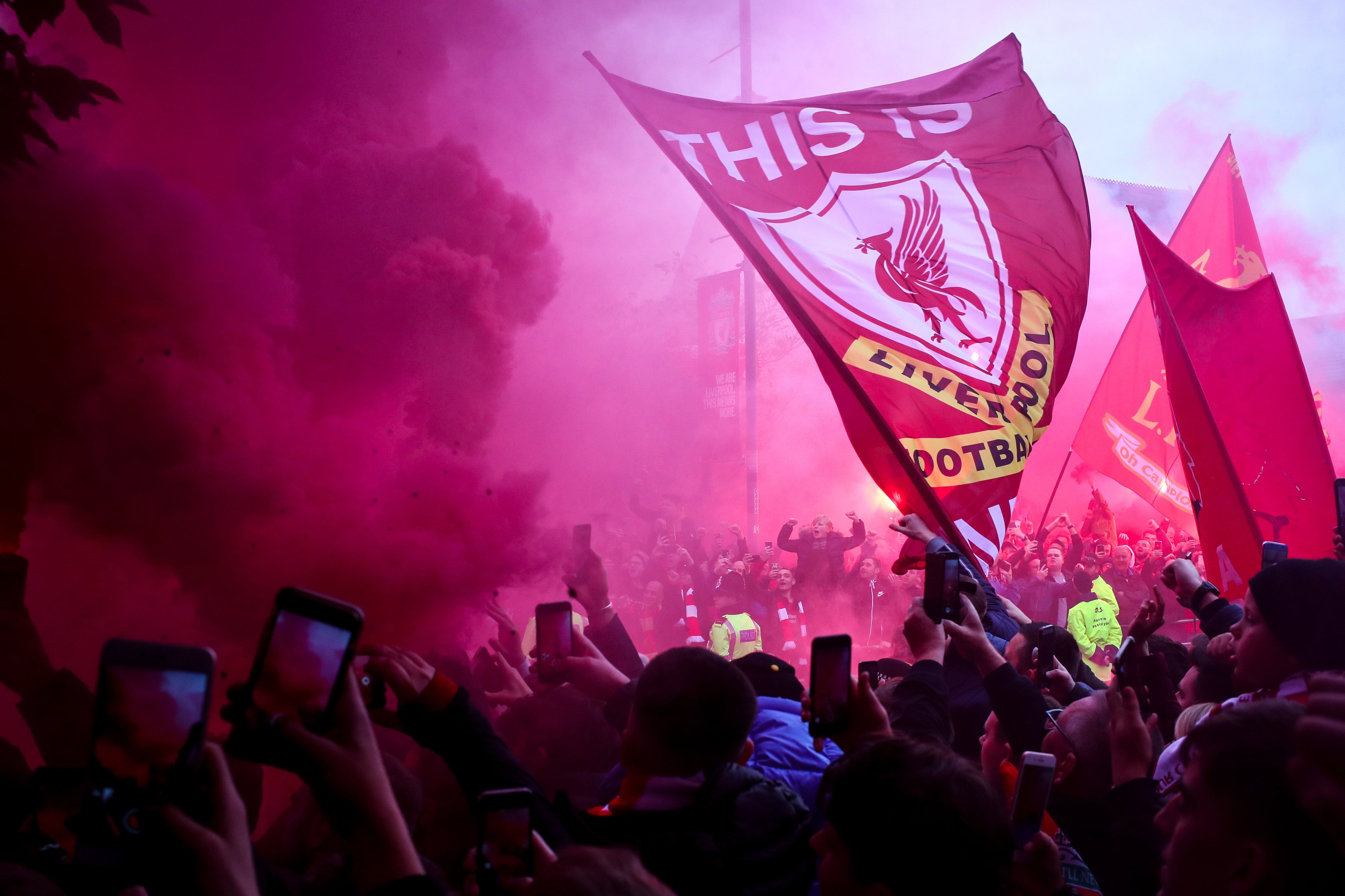 Liverpool fans.