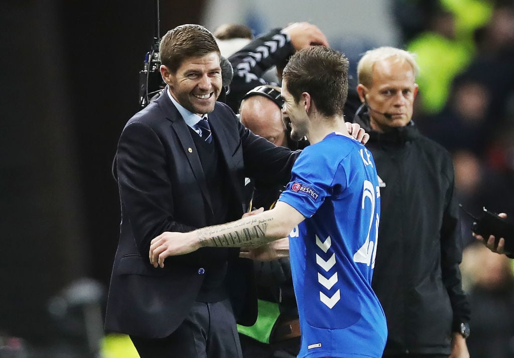 Steven Gerrard Ryan Kent