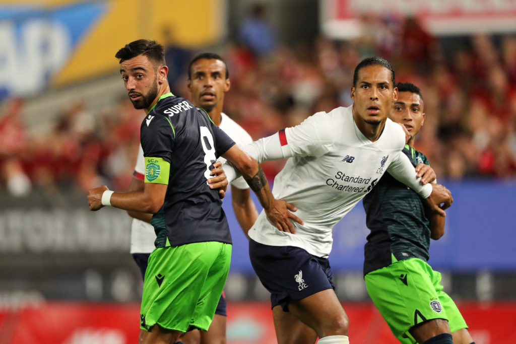 Bruno Fernandes and Virgil van Dijk.