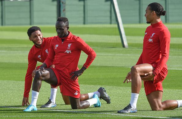 Joe Gomez, Sadio Mane, Virgil van Dijk