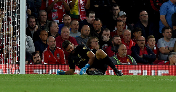 Alisson injury v Norwich City