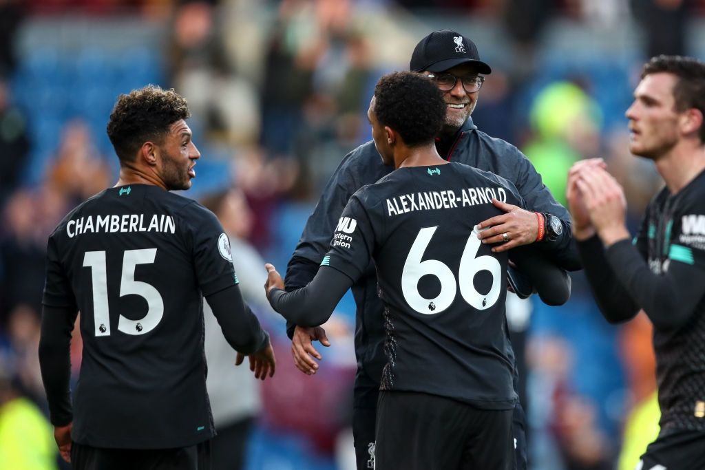 Alex Oxlade-Chamberlain, Jurgen Klopp, Trent Alexander-Arnold