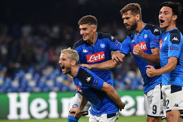 Dries Mertens, Napoli 2-0 Liverpool
