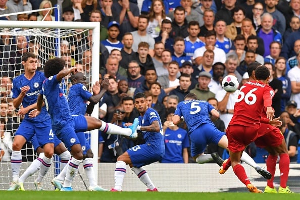 Martin Tyler was gutted as Trent Alexander-Arnold scored a screamer.