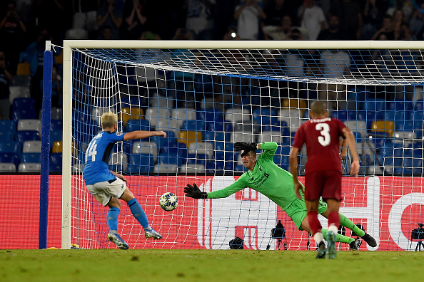 Dries Mertens, Liverpool, Napoli, Champions League