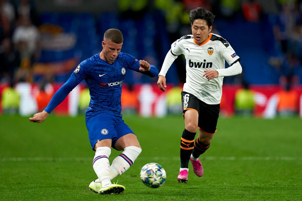 Ross Barkley is in for some stick during Liverpool v Chelsea.