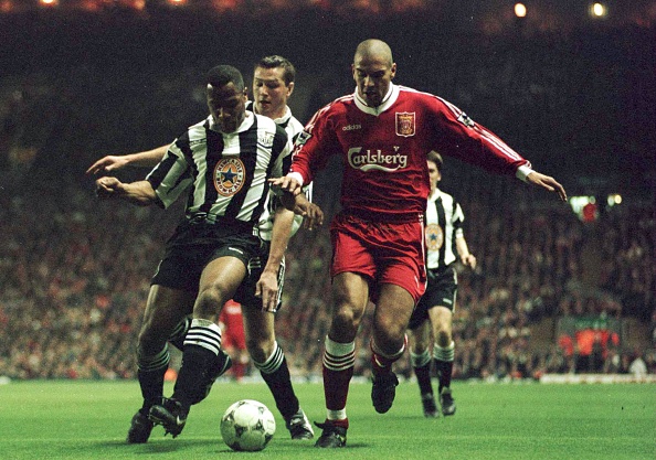 Stan Collymore is a legend of the Liverpool vs Newcastle fixture.