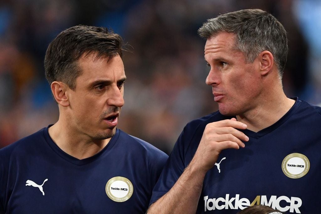 Gary Neville has talked about the Anfield atmosphere.