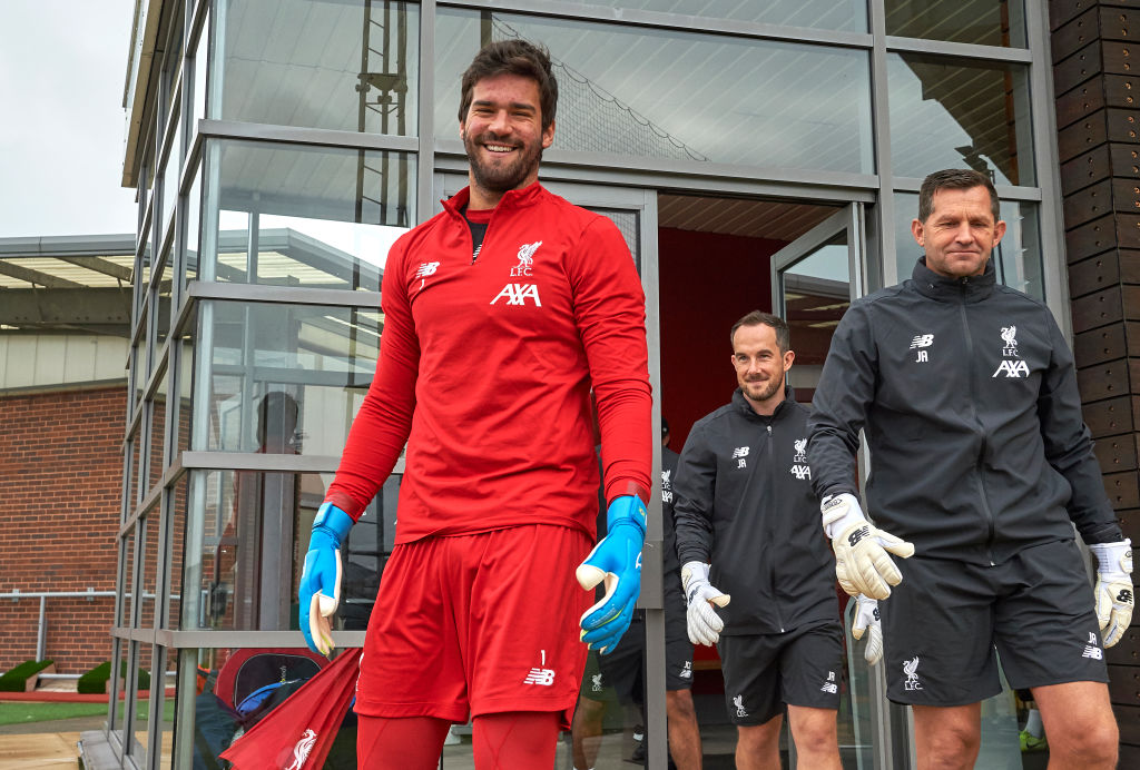 Man United this weekend is the ideal game for Alisson to return.