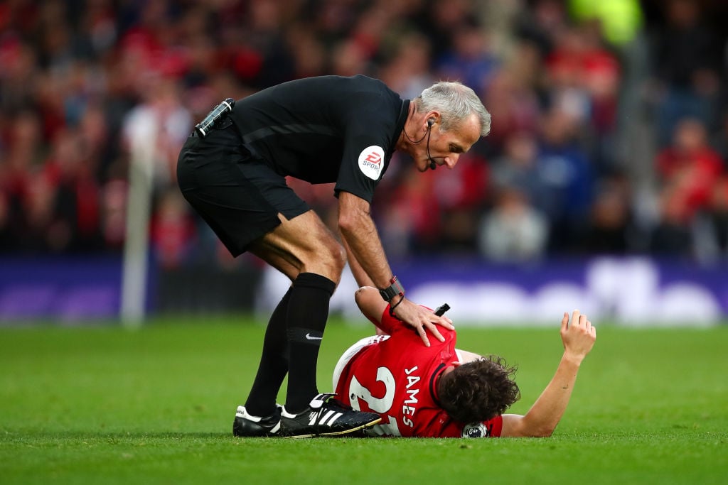 Stopping play because Dan James was winded was just one of Martin Atkinson's awful refereeing errors.