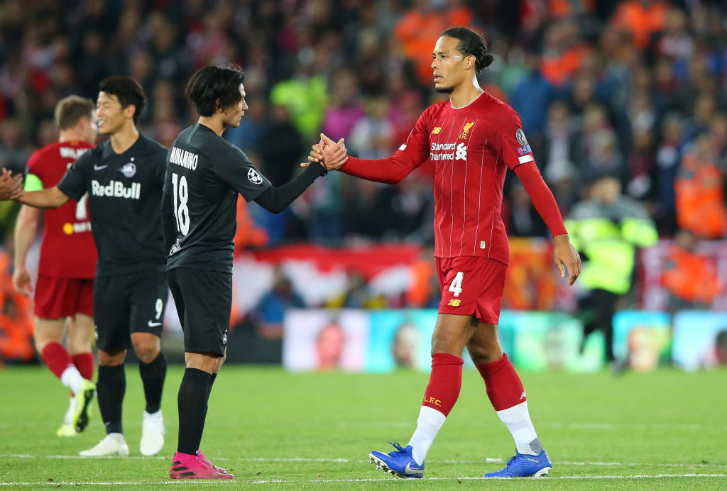 Takumi Minamino, Virgil van Dijk