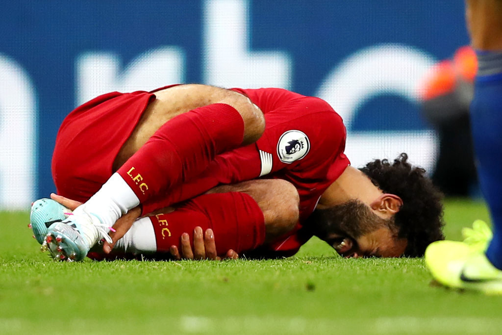 Mohamed Salah, injury
