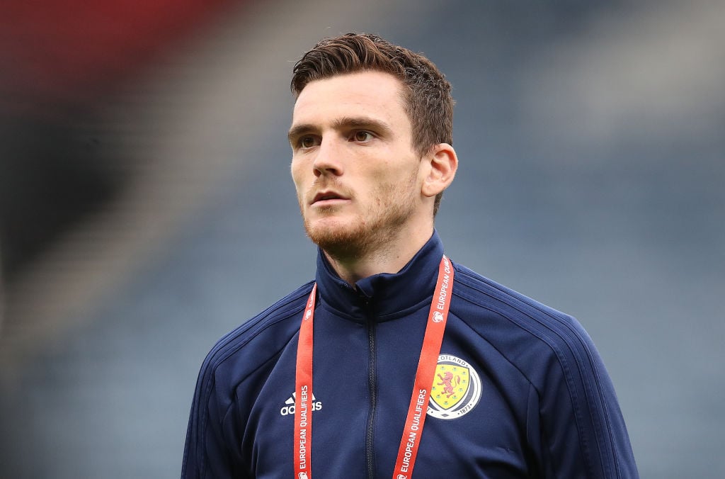 Alex McLeish has been praising Andy Robertson.