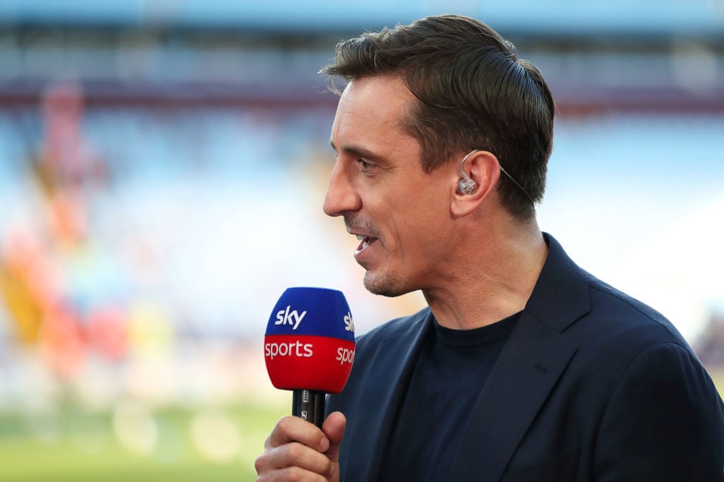 Gary Neville has named two Liverpool stars in his team of the decade. 