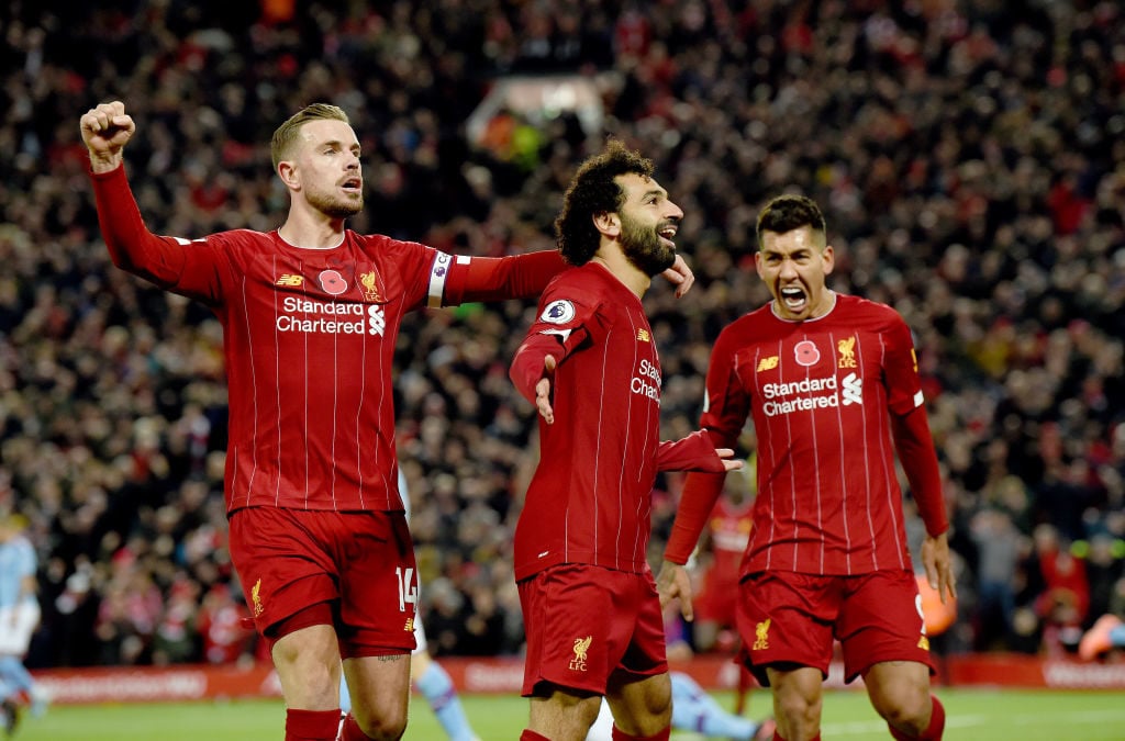 Jordan Henderson, Mohamed Salah, Roberto Firmino