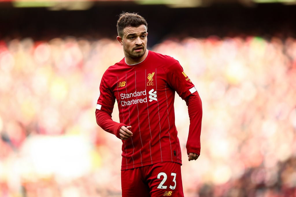 Xherdan Shaqiri looks set to leave Liverpool.