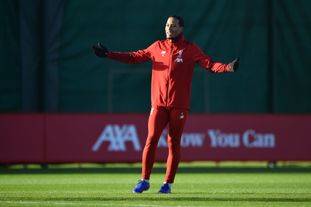 Virgil van Dijk is in the Liverpool lineup to face RB Salzburg, the Dutchman will have his hands full marking Erling Håland.