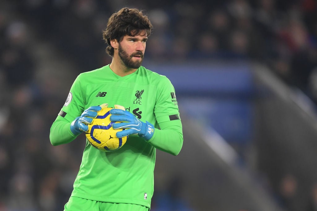 Alisson Becker is the first name in our predicted Liverpool lineup to face Sheffield United.