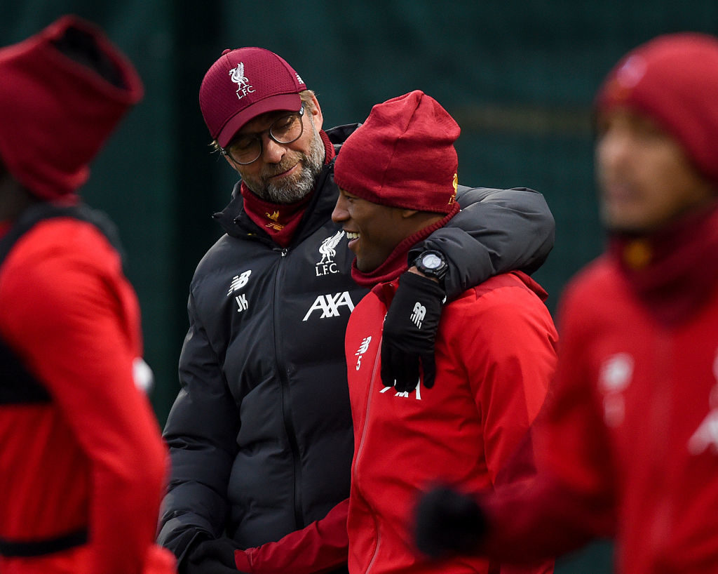 Jurgen Klopp with Gini Wijnaldum