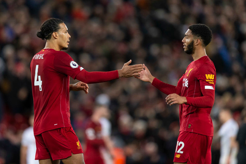 Virgil van Dijk and Joe Gomez had a hectic December