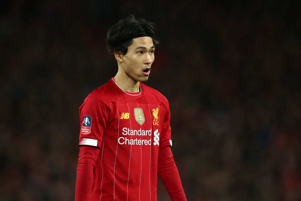 Takumi Minamino only joined Liverpool this month.