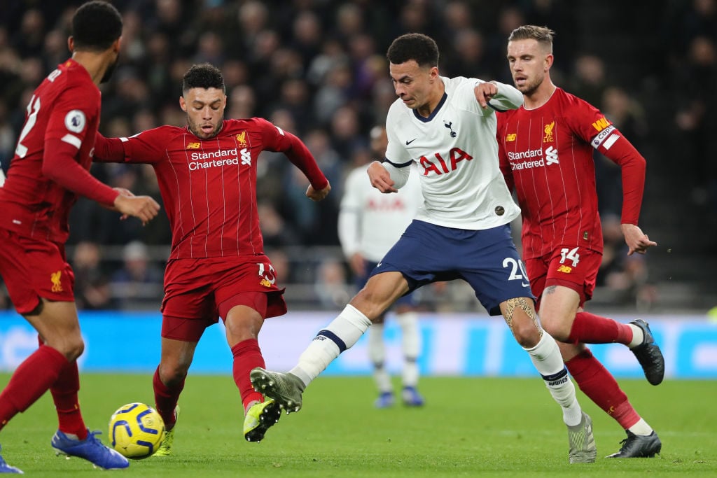 Alex Oxlade-Chamberlain didn't take his chance against Tottenham