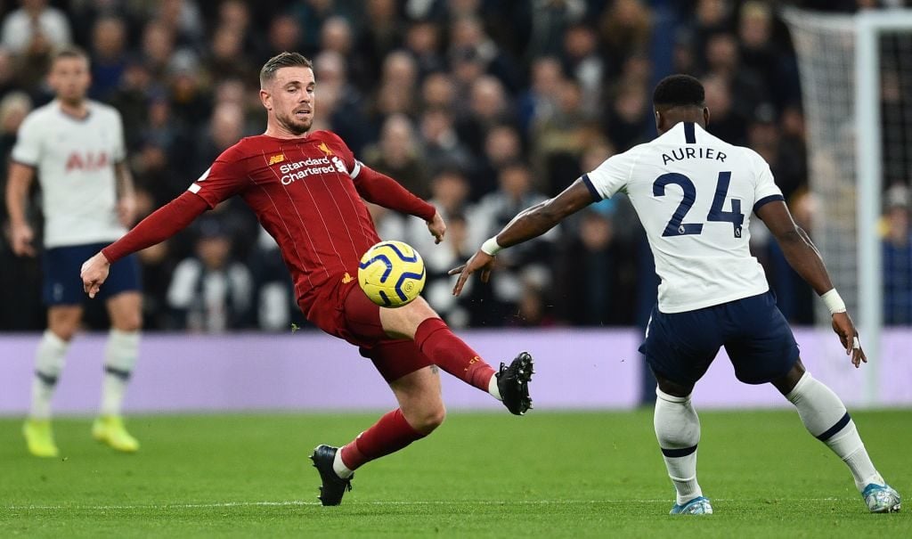 Jordan Henderson was asked to do far more defending against Spurs.