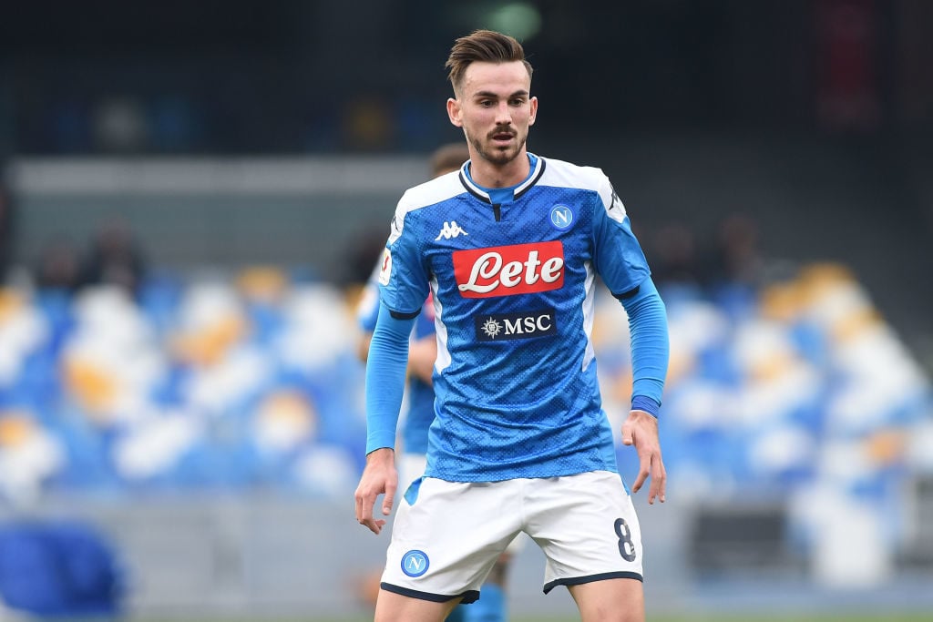 Napoli midfielder Fabian Ruiz would reportedly cost £87m