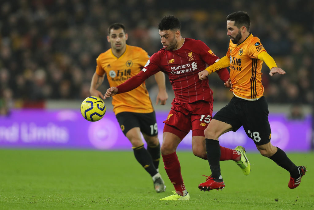 Oxlade-Chamberlain had a difficult game against Wolves.