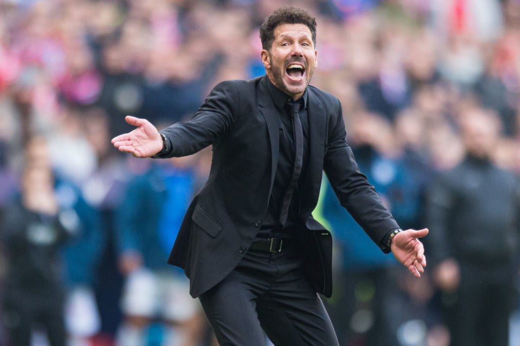 Diego Simeone and Atletico Madrid are Liverpools Champions League opponents.
