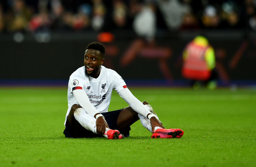 Origi played in place of Sadio Mane.