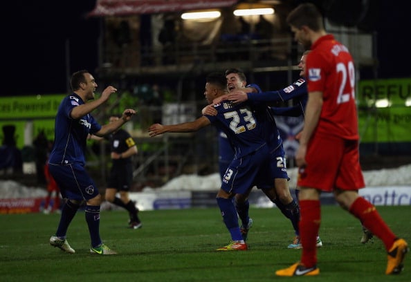 Liverpool faced the embarrassment of losing to League One Oldham Athletic in 2013.