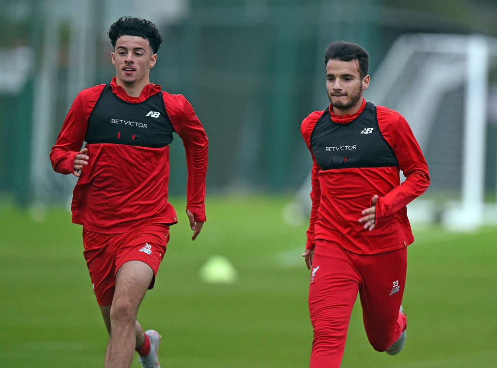 Curtis Jones and Pedro Chirivella look next in line for a Liverpool place.