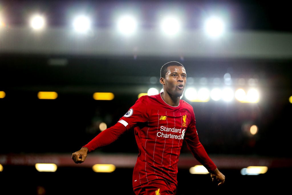 Gini Wijnaldum is having a fine season.