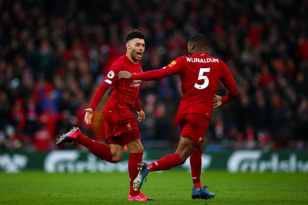 Alex Oxlade-Chamberlain scored against Southampton.