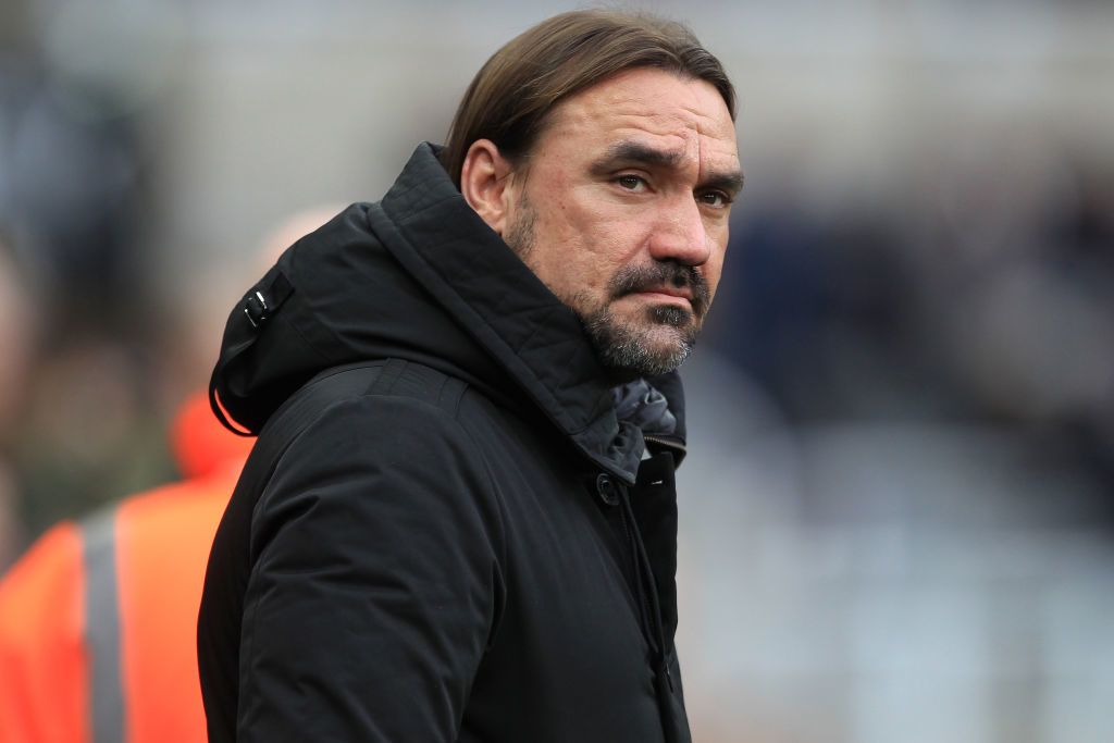 Norwich City boss Daniel Farke faces Liverpool on Saturday.