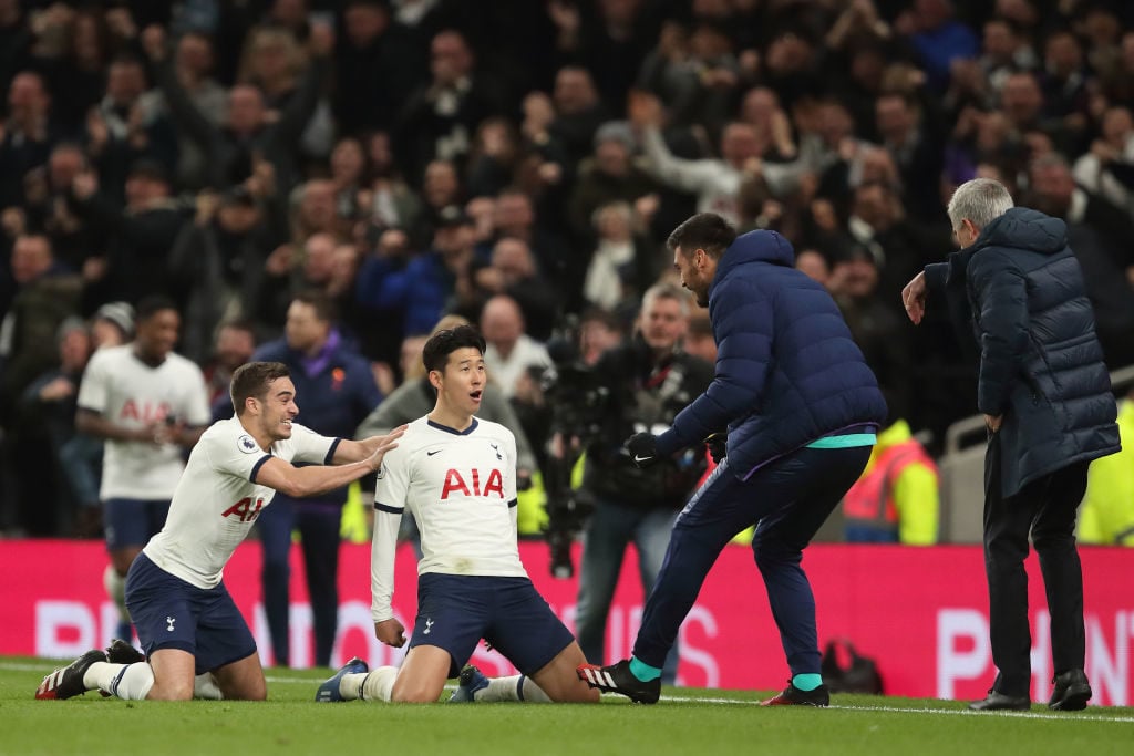Son Heung-Min scored against Manchester City at the weekend.