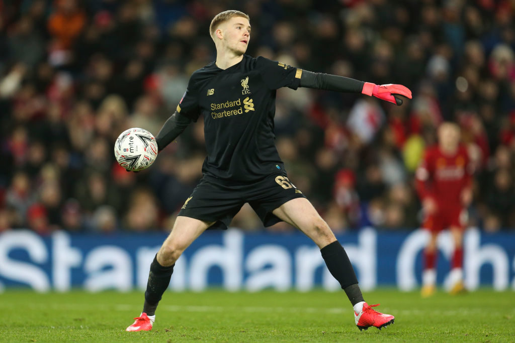 Caoimhin Kelleher kept a clean-sheet against Shrewsbury Town at Anfield.