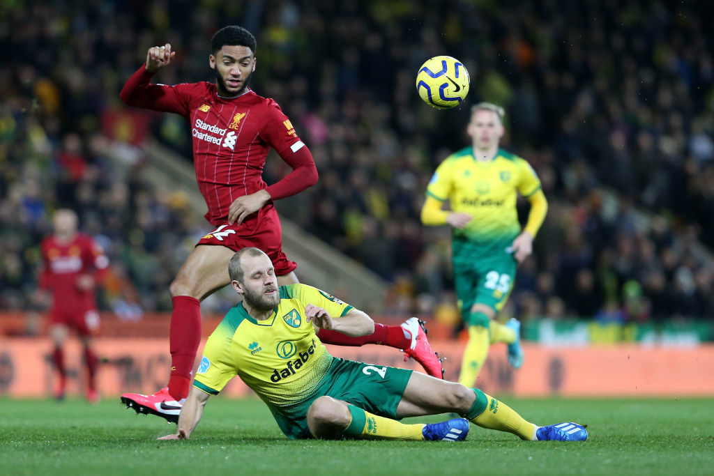 Joe Gomez and Liverpool kept another clean sheet against Norwich City.