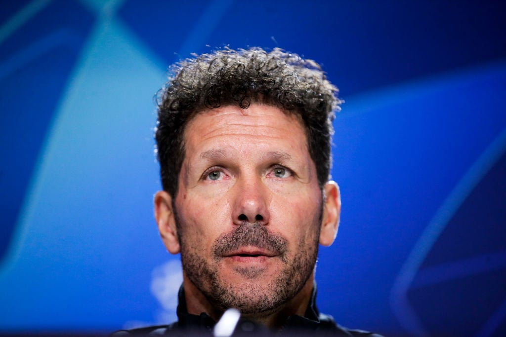 Diego Simeone has predicted Liverpool will face an explosive atmosphere.