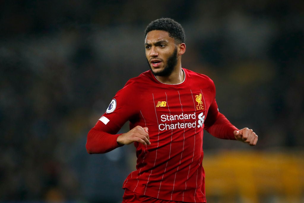 Joe Gomez has been in brilliant form over the last two months.