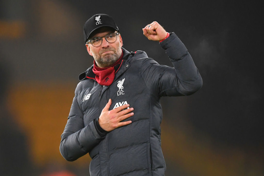 Jurgen Klopp was apparently delighted with his young players.