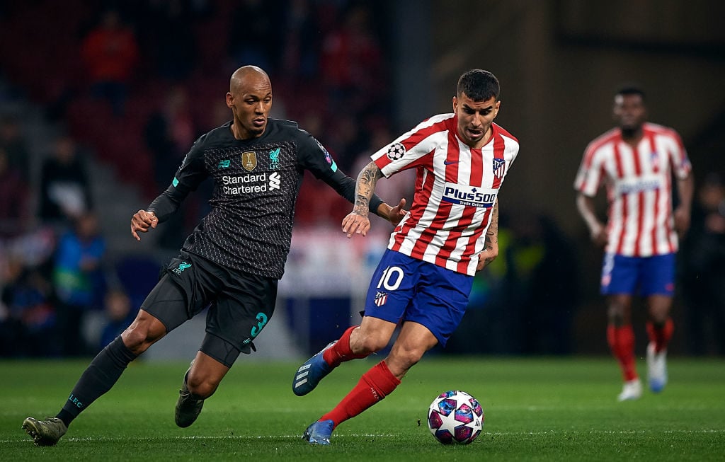Fabinho is back in the starting XI after injury.