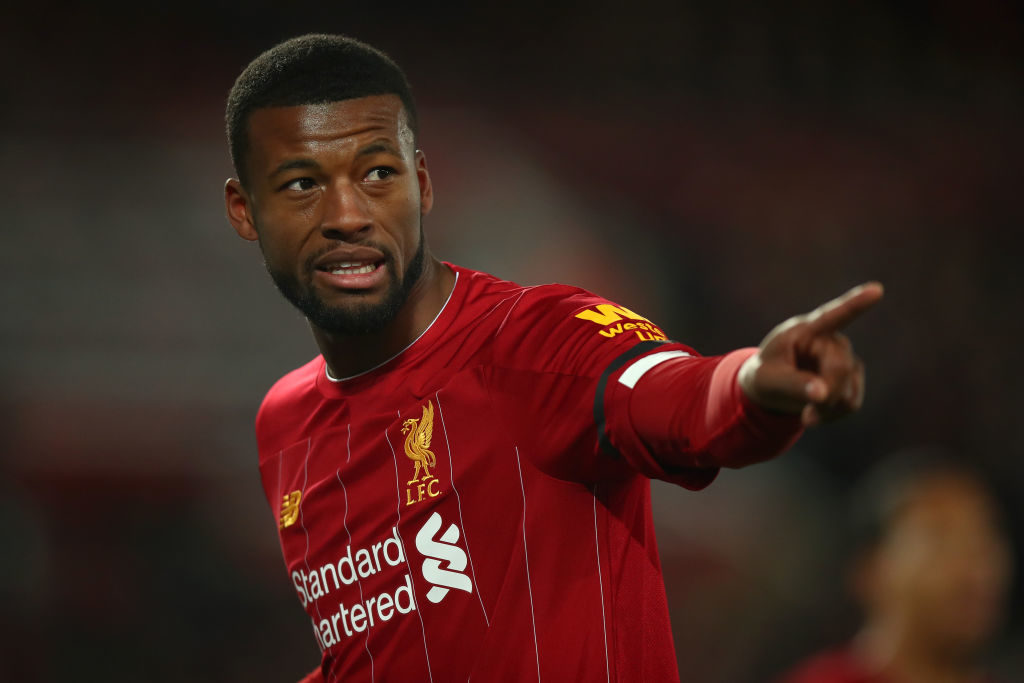 Gini Wijnaldum could leave Liverpool.