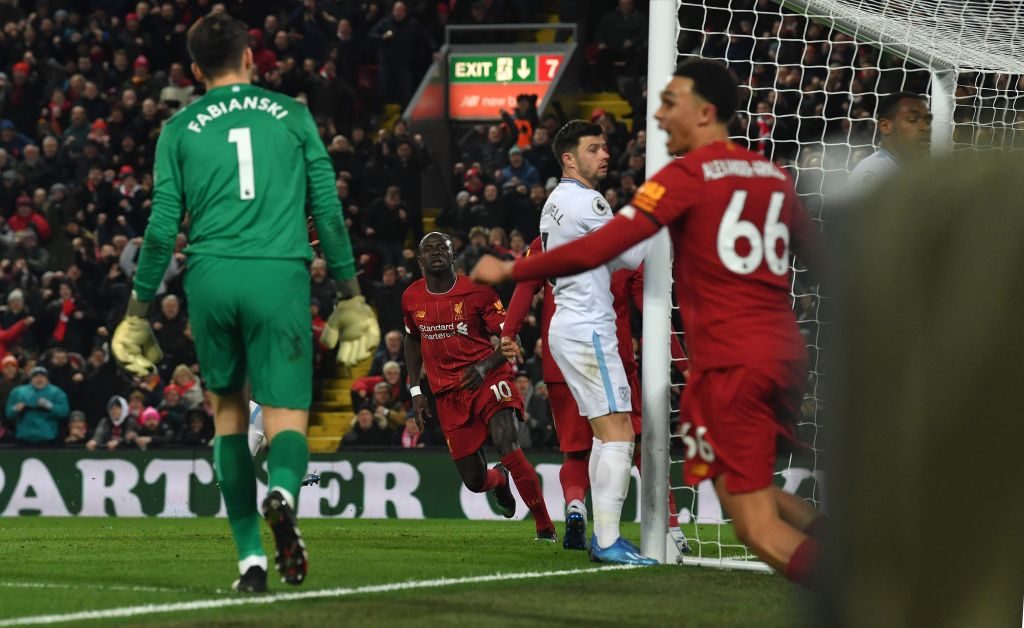 Sadio Mane found a late winner for Liverpool.