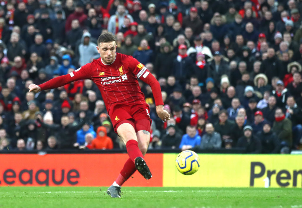 Jordan Henderson is playing more like Steven Gerrard with each passing week.