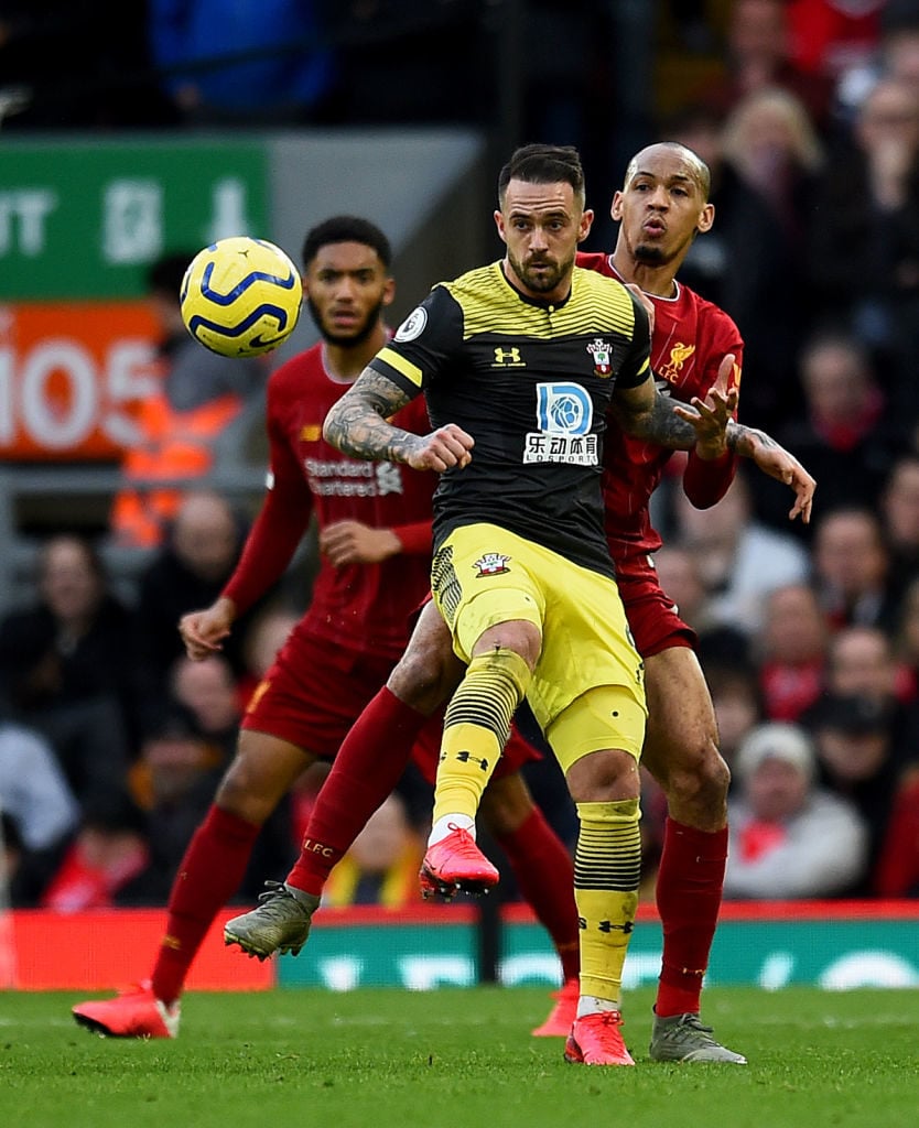 Fabinho had to deal with Danny Ings on Saturday.