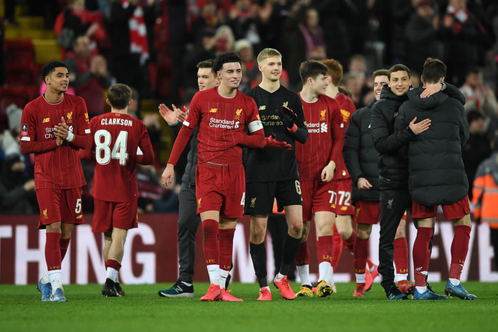 Liverpools youngsters beat Shrewsbury Town in the FA Cup.