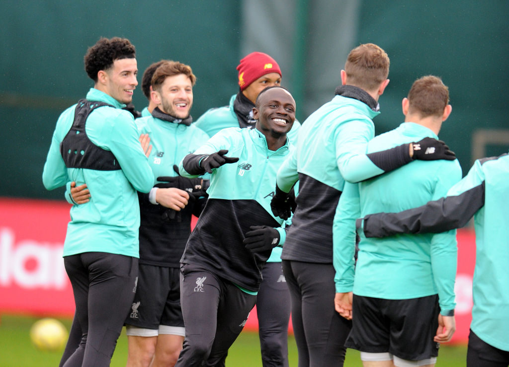 Sadio Mane is back but may not start.